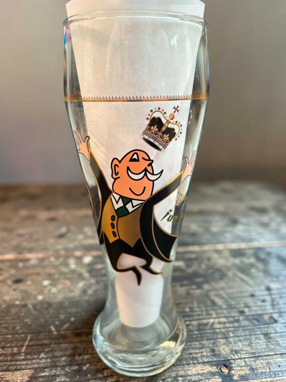 Ritzenhoff "Im Here For The Beer" Collectors Pilsner Glass Debora Jedwab Design
